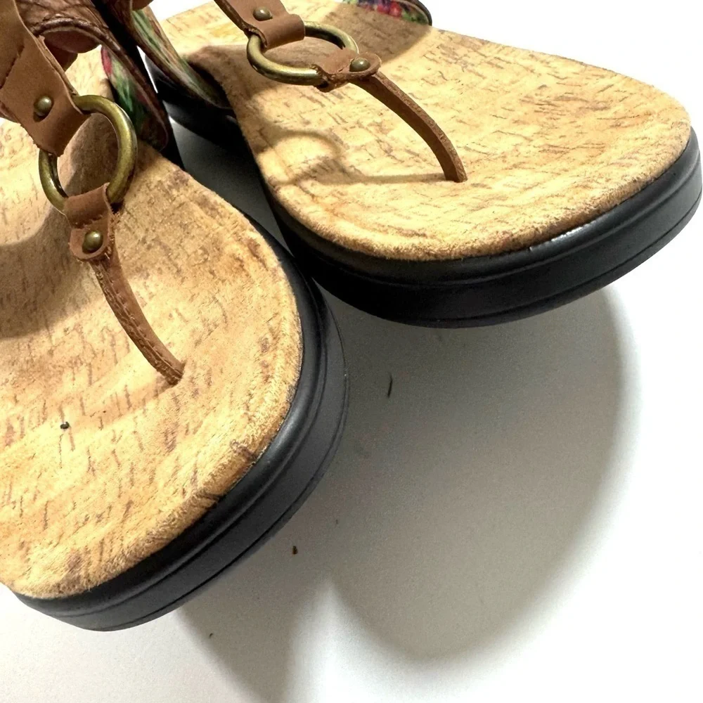 Alegria Lanie Slip On Sandals Brown